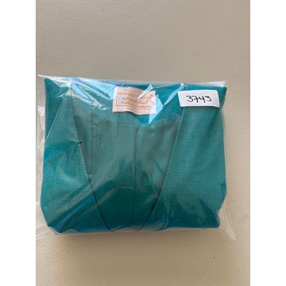 Pendleton Blazer Jacket Women's 8 Teal Blue Made in USA Country Sophisticates - Picture 11 of 11